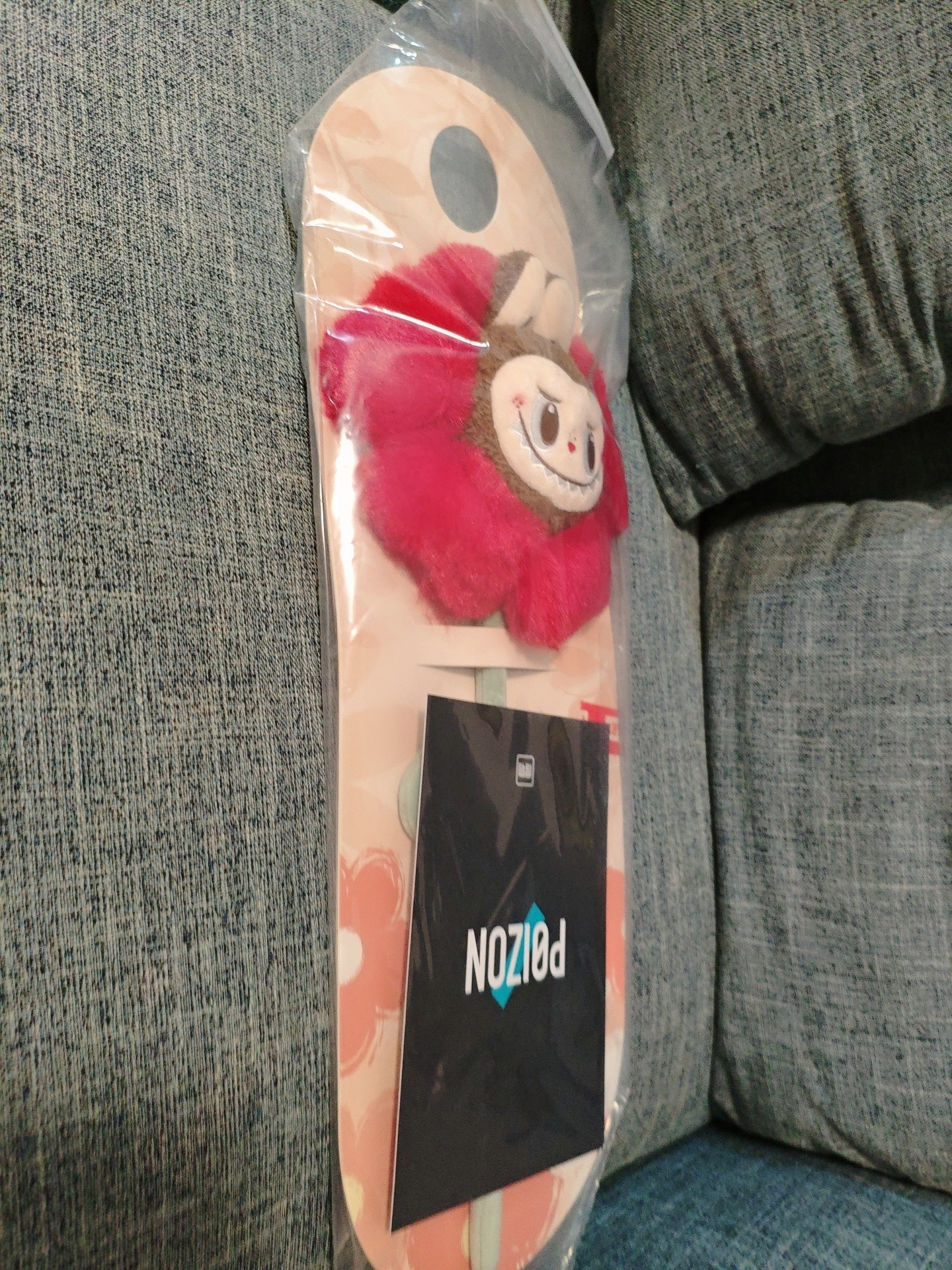 custom review-POP MART LABUBU Flower Fairy Цветочный Букет Красная Плюшевая Кукла 30см