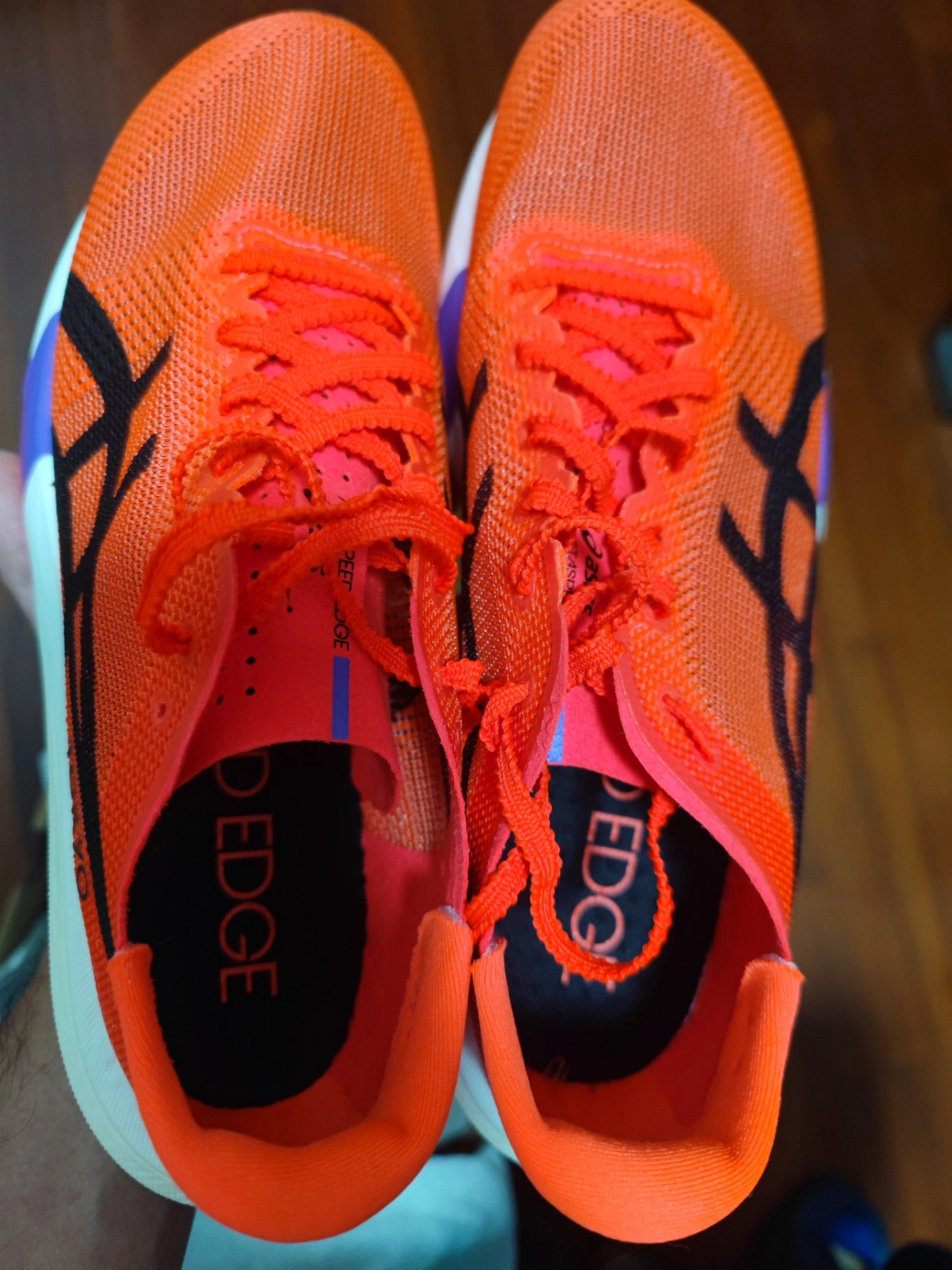 custom review-Asics Metaspeed Edge Устойчивые к истиранию Низкие Повседневные Беговые Кроссовки Унисекс Красный Черный