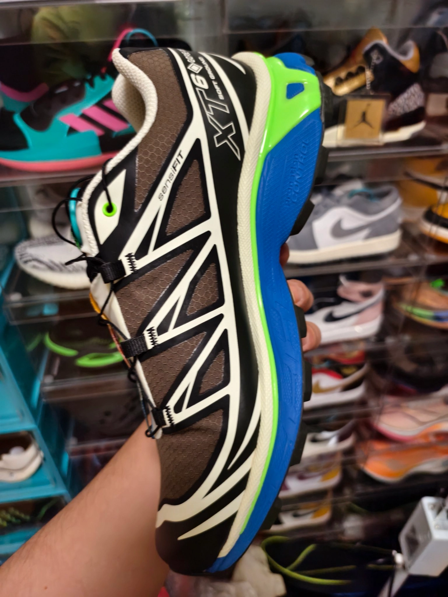 custom review-SSENSE x SALOMON XT 6 GTX Slip-Resistant и Breathable Низкий Топ Уличная Обувь Мужская Коричневый Черный Зеленый