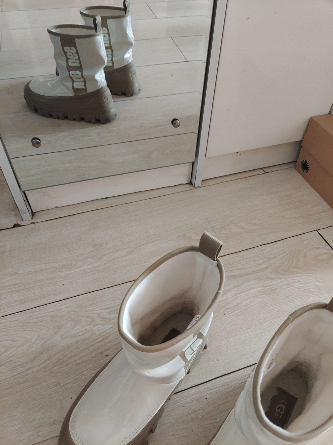 custom review-UGG Ботильоны Экрю Женские