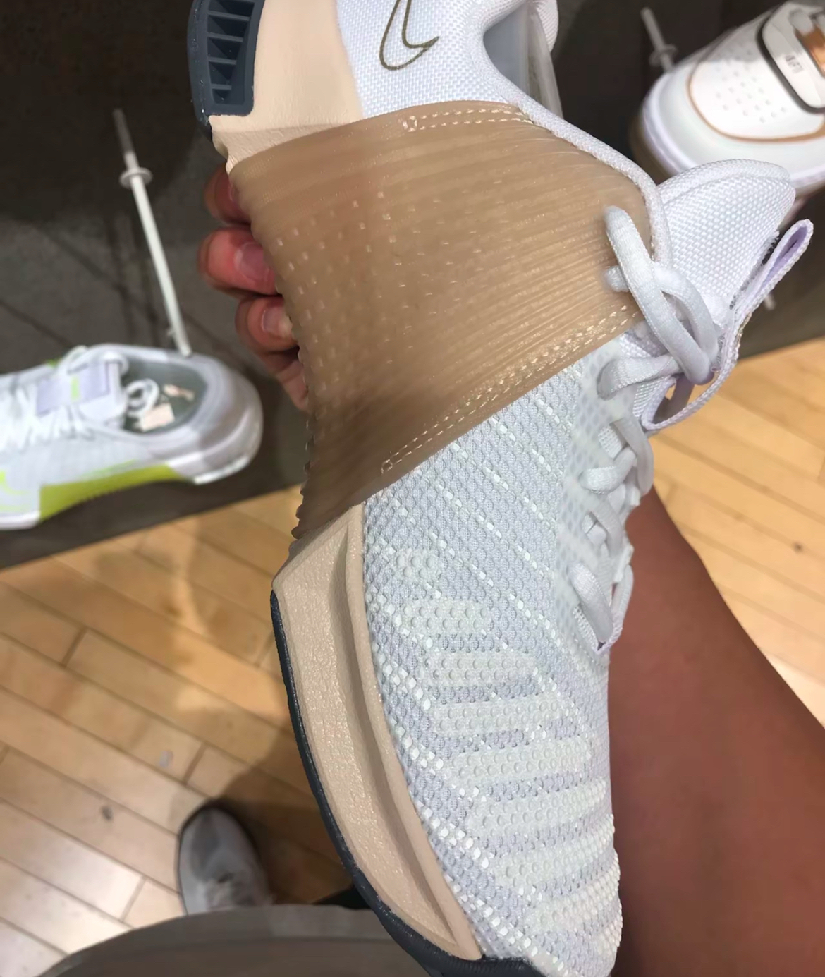 custom review-Nike Metcon 9 Slip-Resistant Low-Top Тренировочные Кроссовки Женские Серые