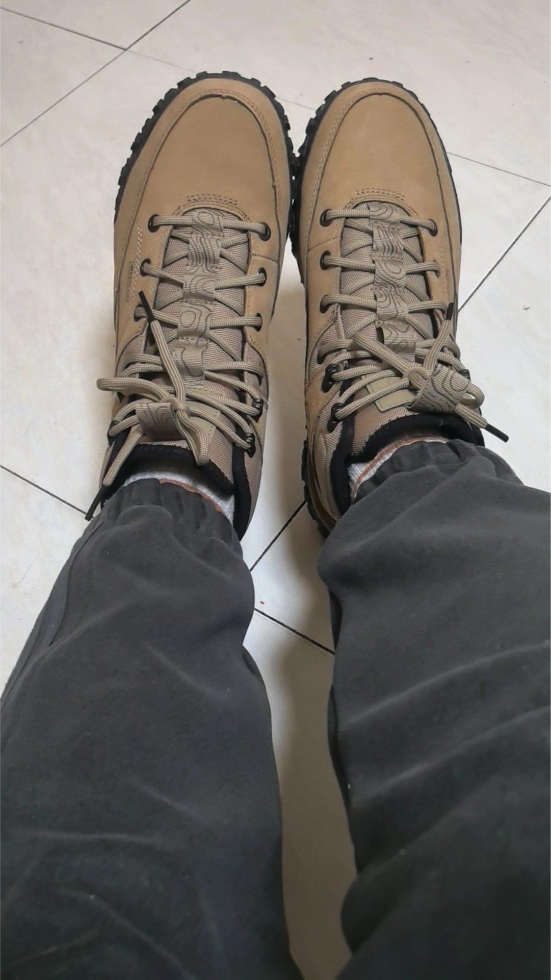 custom review-Timberland Greenstride Motion противоскользящая и устойчивая к истиранию высокая уличная обувь для мужчин бежевого цвета