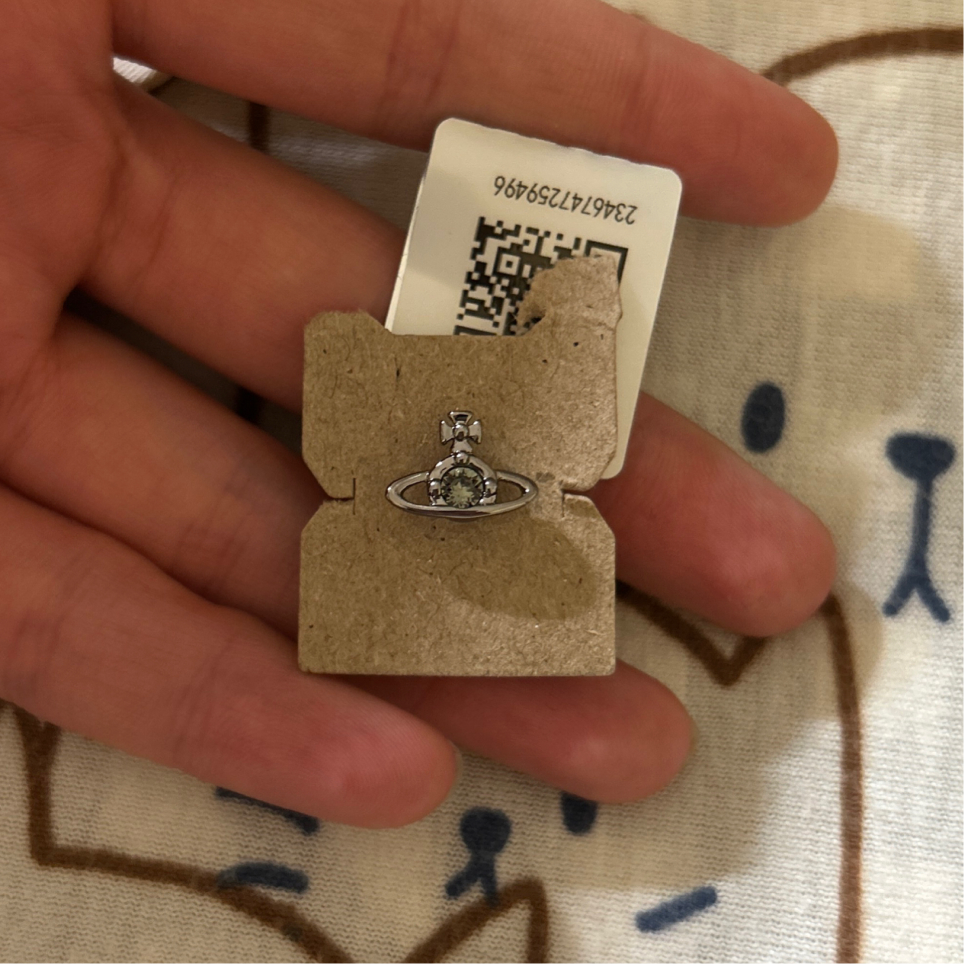 custom review-Серьги Vivienne Westwood Brass Stud Унисекс