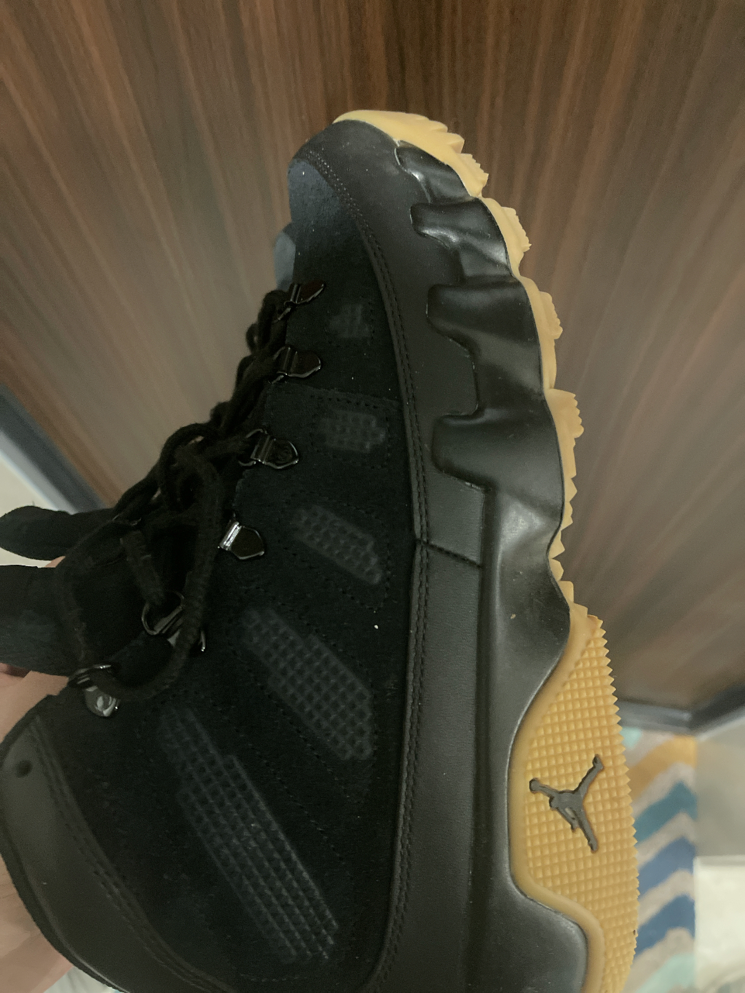 custom review-Jordan Air Jordan 9 Винтажные баскетбольные кроссовки Мужской Черный