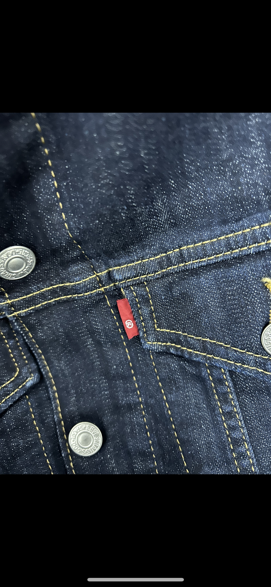 custom review-Levi's Темно-синяя джинсовая куртка мужская темно-синий деним