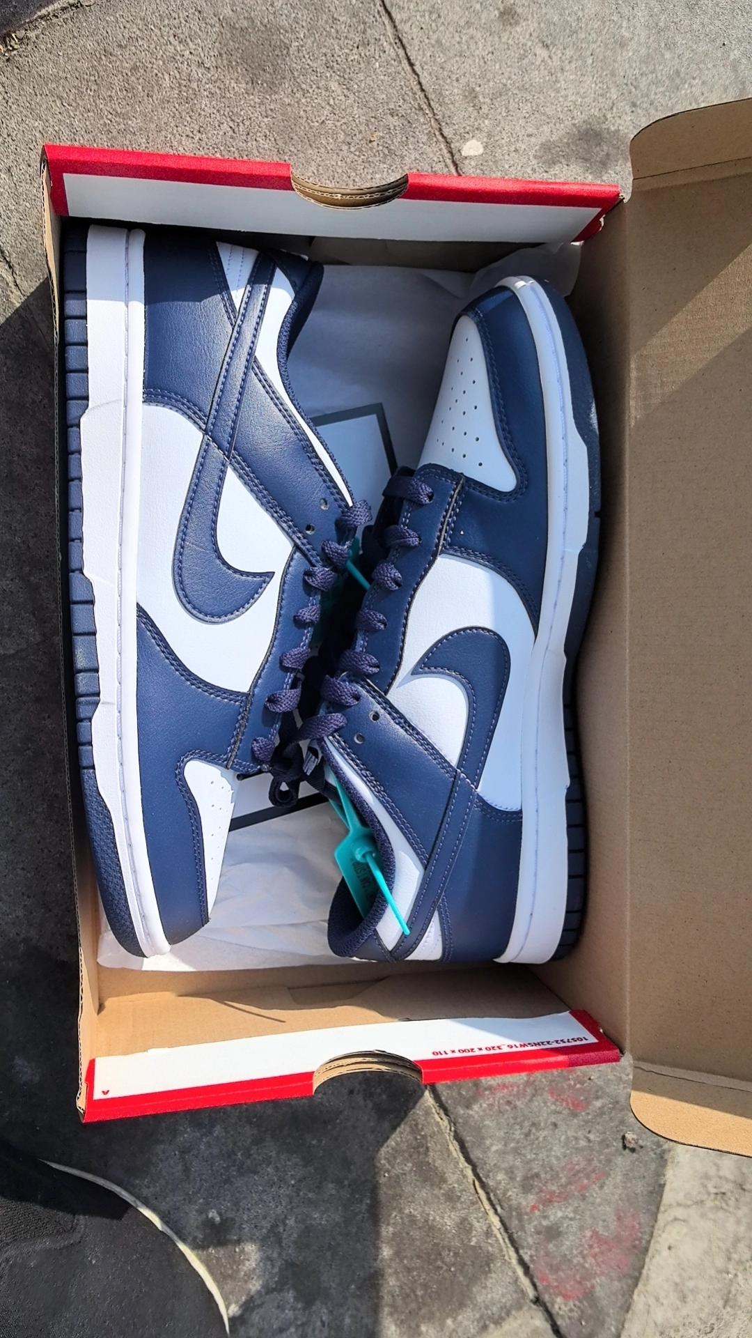 custom review-Nike Dunk Slip-on Устойчивый к истиранию Низкий Топ Скейтборд Кроссовки Унисекс Белый Синий