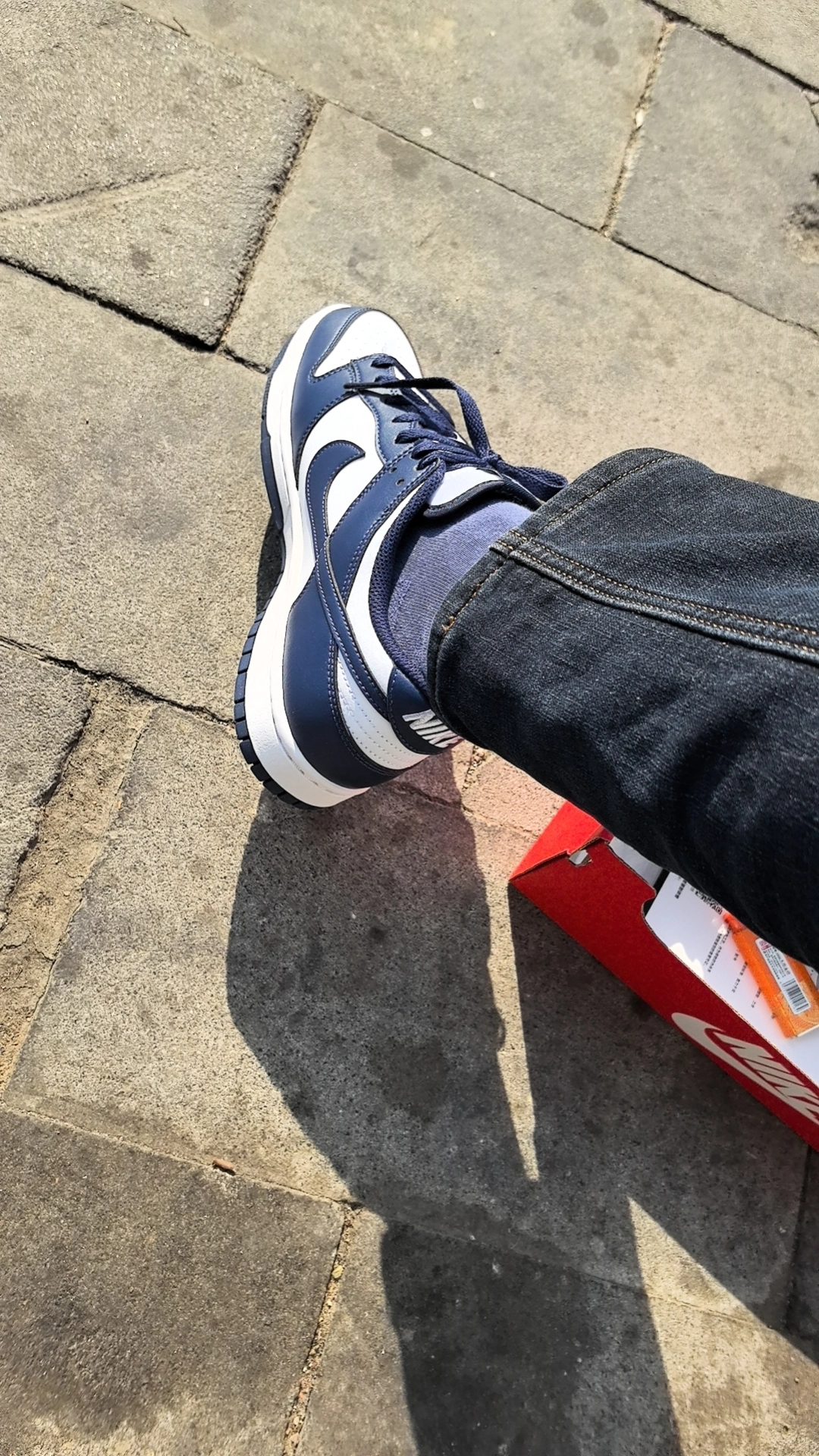 custom review-Nike Dunk Slip-on Устойчивый к истиранию Низкий Топ Скейтборд Кроссовки Унисекс Белый Синий