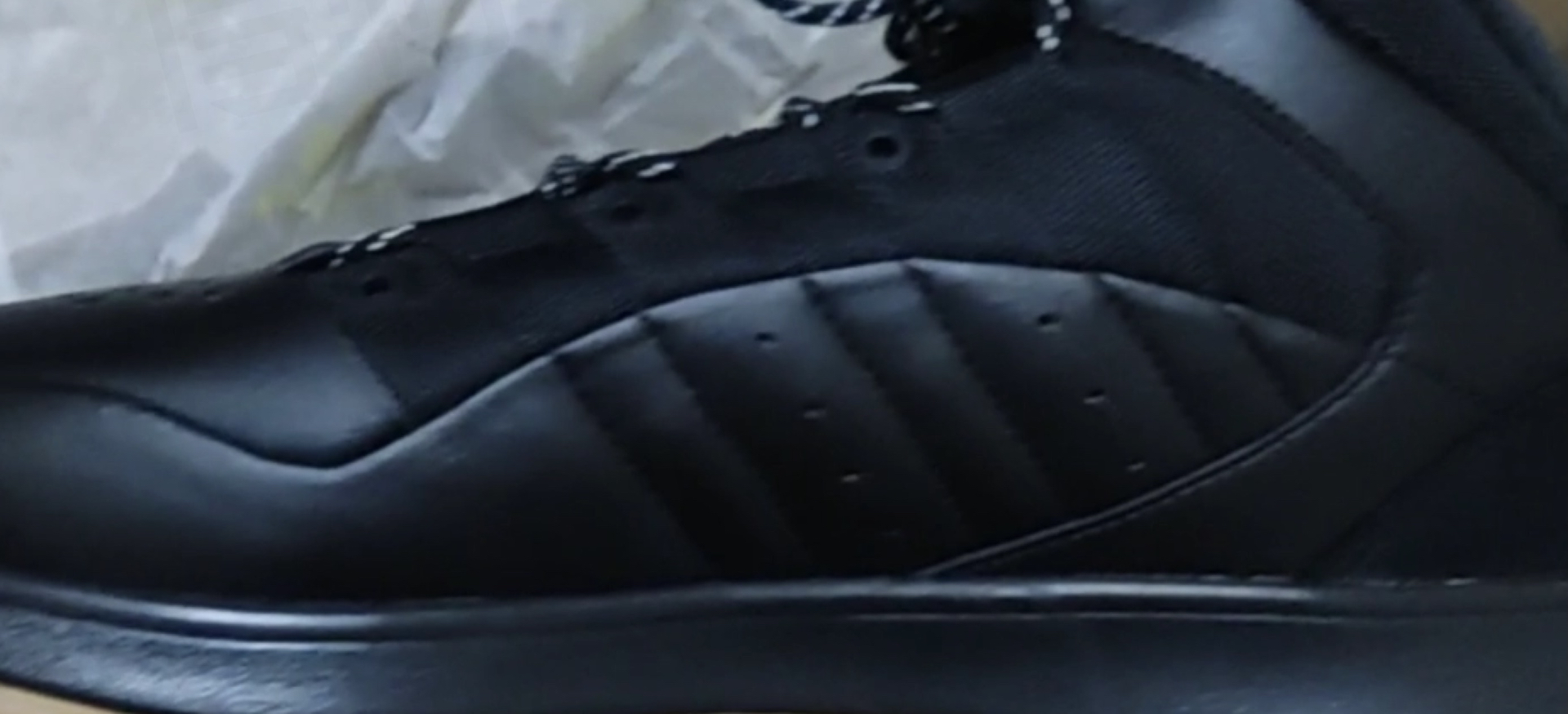 custom review-Adidas Fusion Storm Slip-Resistant Thermal MID Top Винтажные баскетбольные кроссовки Унисекс Черный