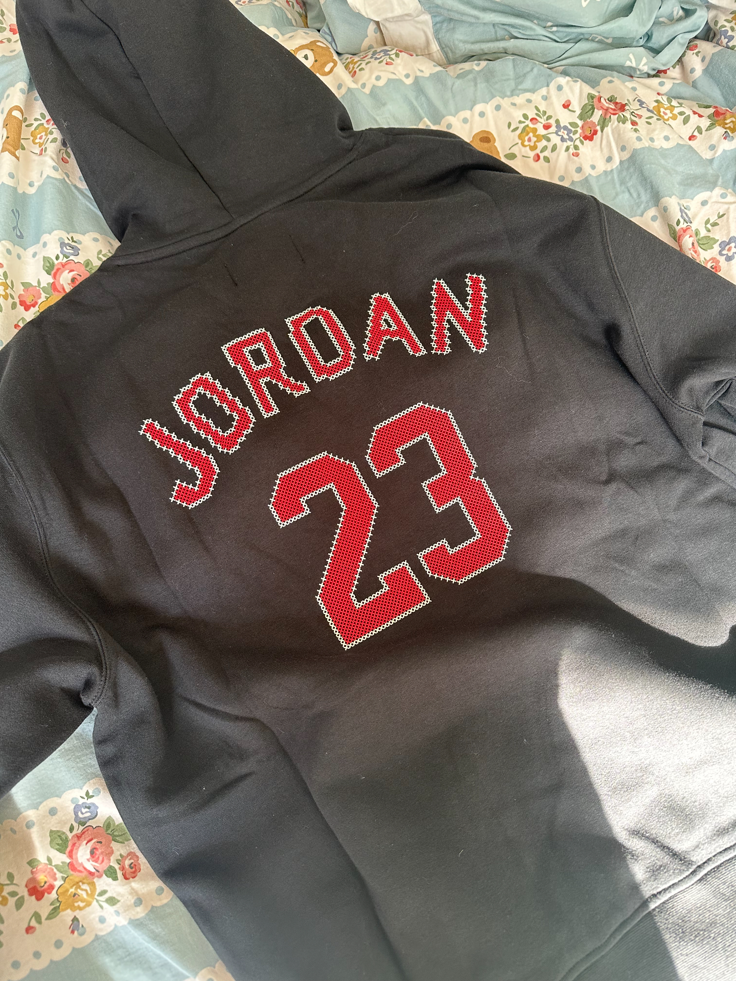 custom review-Джордан Черный Мужской Свитшот