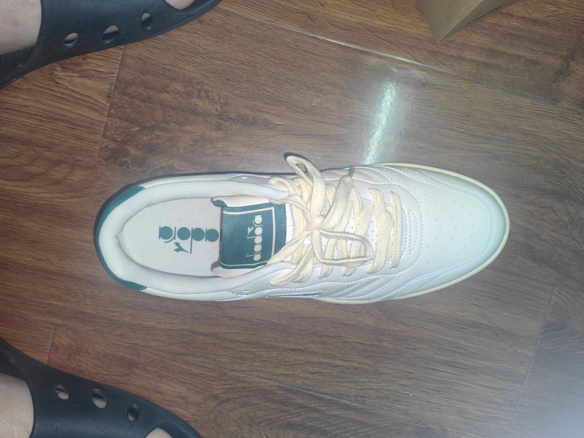 custom review-Diadora Устойчивая к истиранию Дышащая Низкая Повседневная Обувь Унисекс Белая