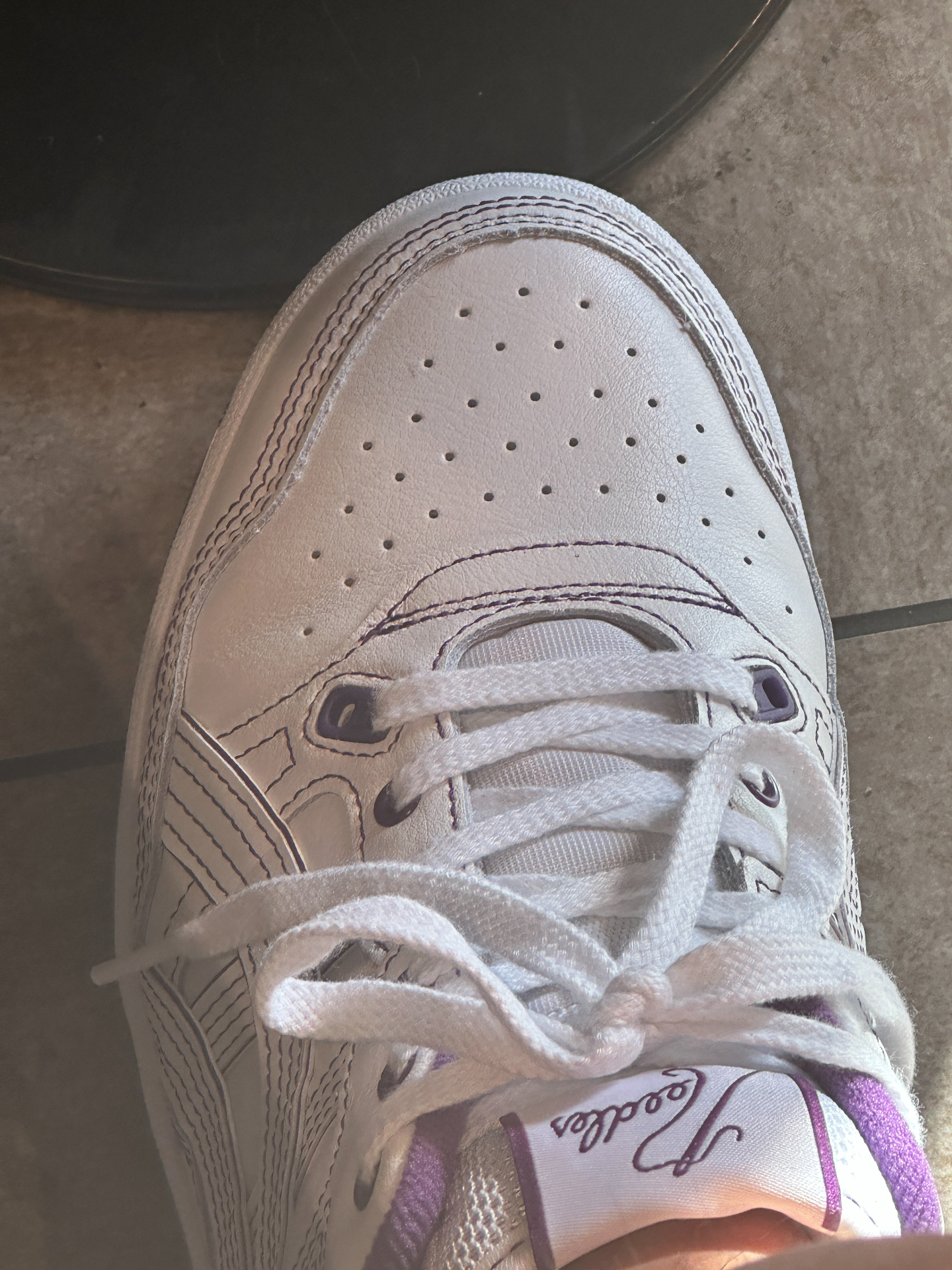 custom review-ASICS x NEEDLES EX89 Низкие кроссовки для скейтбординга унисекс белые фиолетовые