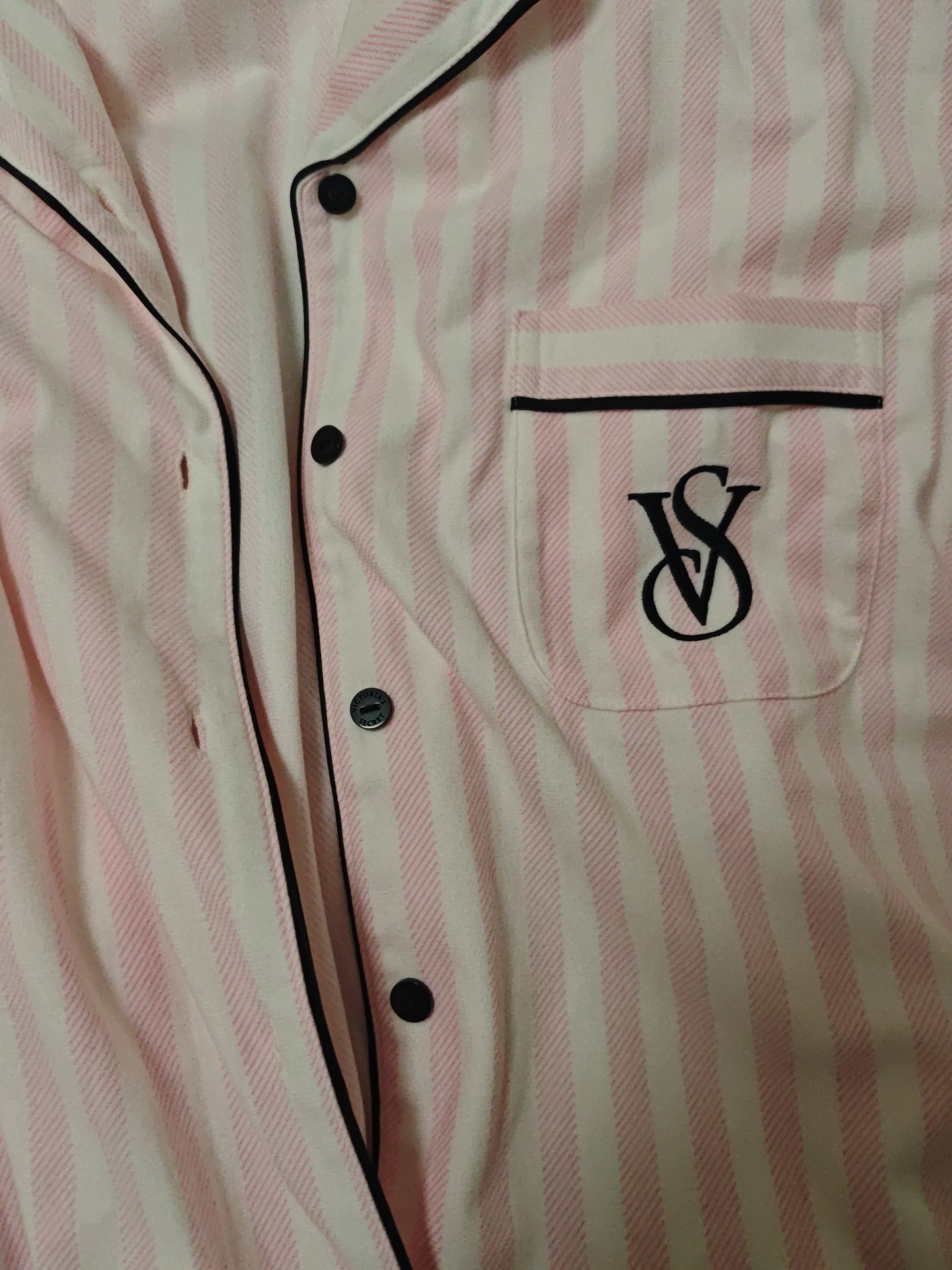 custom review-Victoria's Secret Сладкий Ограниченный The Mix Пижамный комплект с текстурой мягкий легкий теплый женский