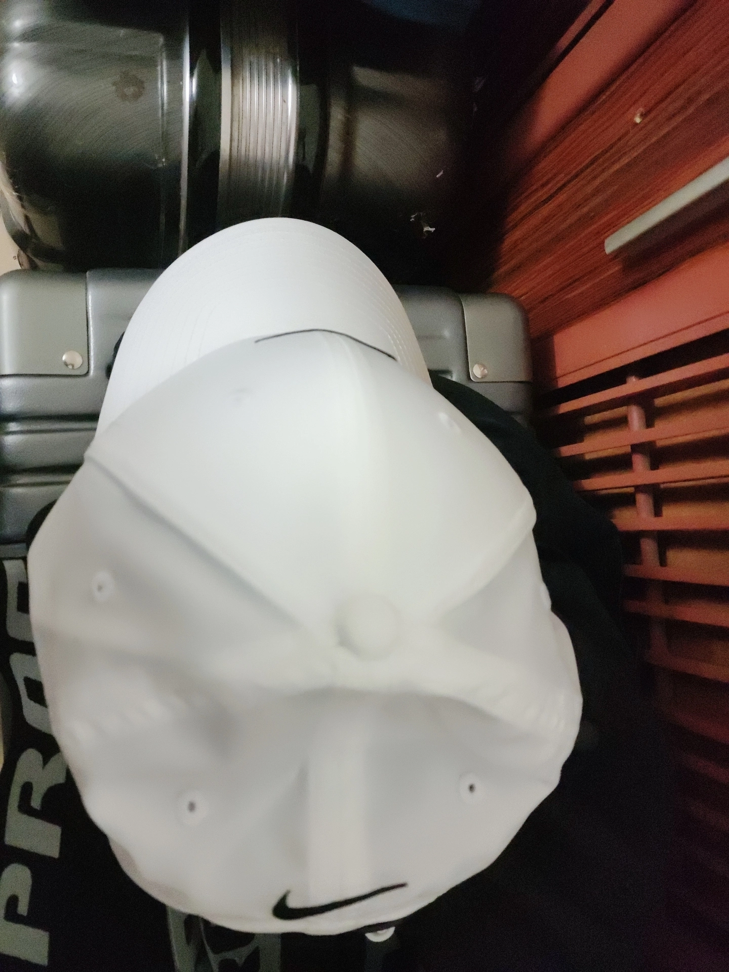 custom review-Nike Полиэстер Кепки Унисекс Белый Черный Логотип