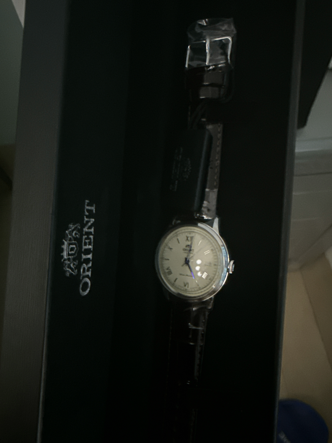 custom review-ORIENT Babylon Collection Часы с топленым маслом автоматический механический механизм кожаный ремешок унисекс