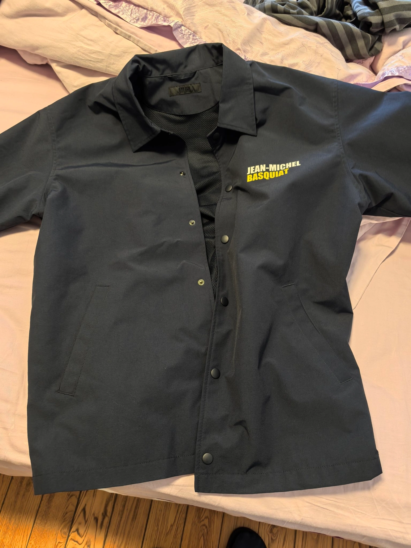 custom review-UNIQLO x Basquiat Коллаборация Куртки и Пальто Мужской