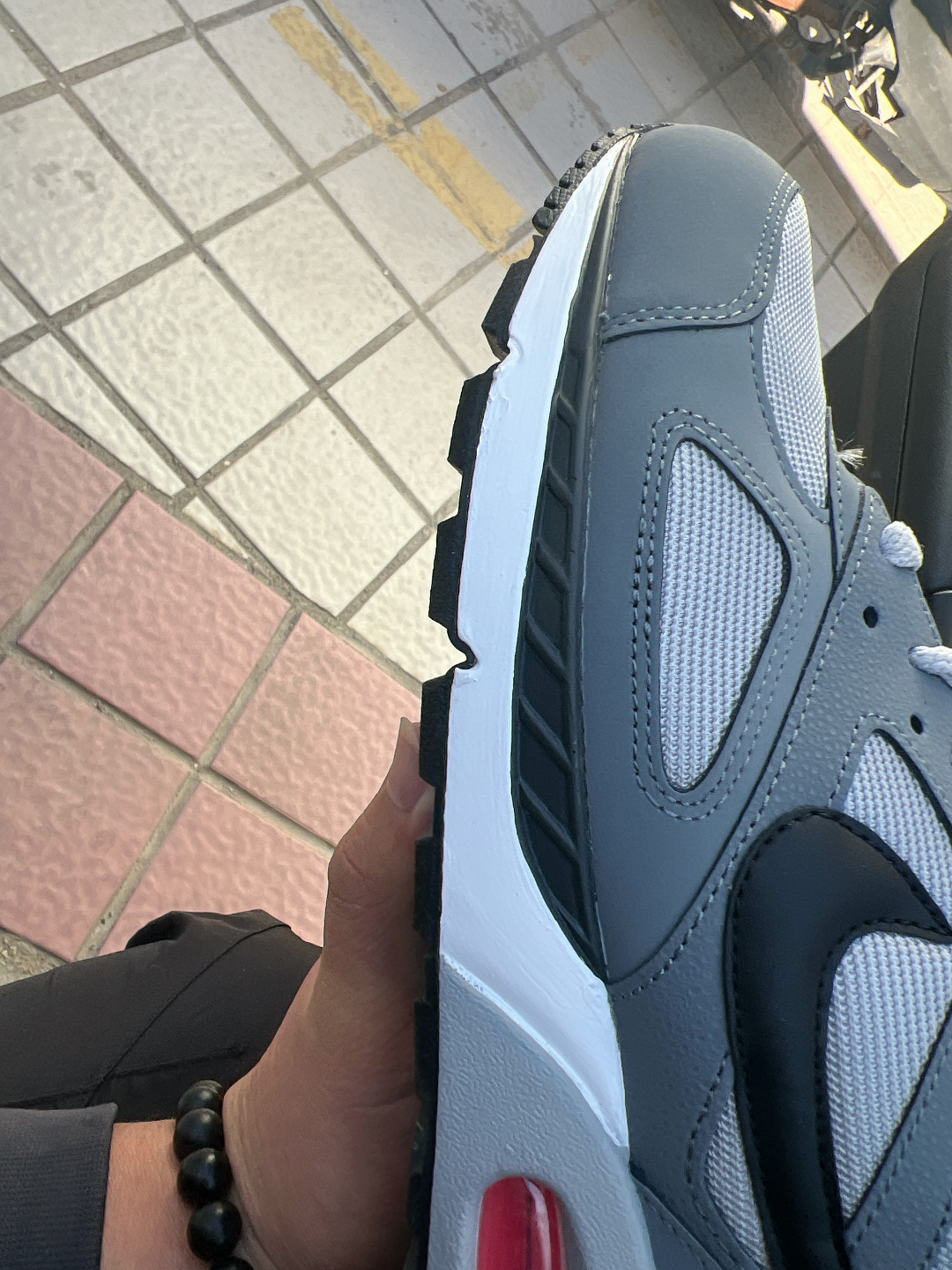 custom review-Nike Air Max Ivo Low Топ Повседневный Городской Коммутер Беговые кроссовки Мужской Черный Серый