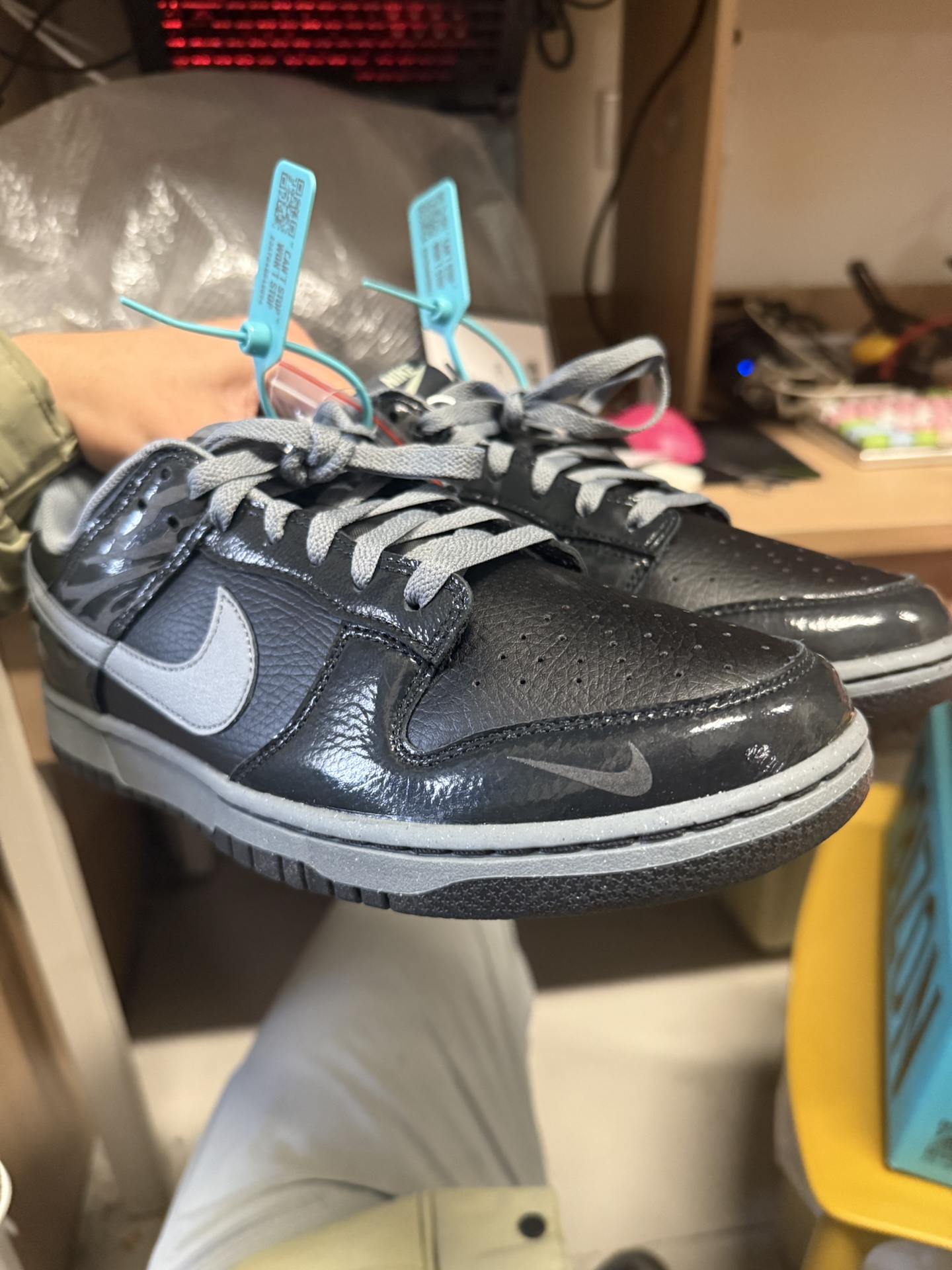 custom review-Nike Dunk Slip-Resistant Abrasion-Resistant Low-Top Скейтборд Кроссовки Мужские Черные