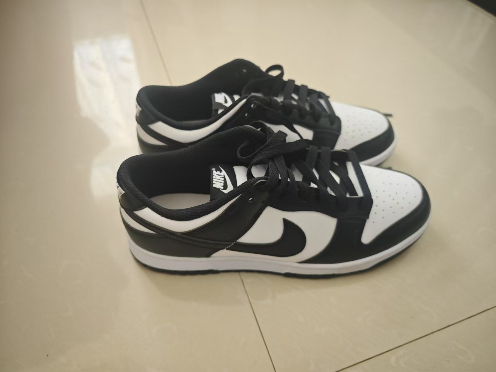 custom review-Nike Dunk Slip Resistant Abrasion Resistant Низкие Скейтбординг Кроссовки Унисекс Белый Черный