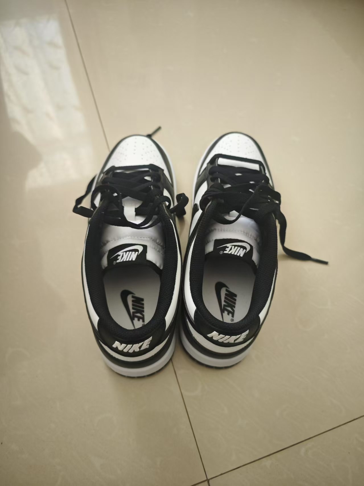 custom review-Nike Dunk Slip Resistant Abrasion Resistant Низкие Скейтбординг Кроссовки Унисекс Белый Черный