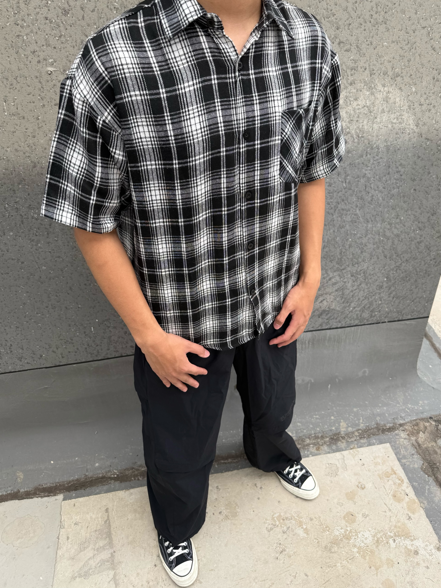 这件格子衬衫也太好搭了吧!