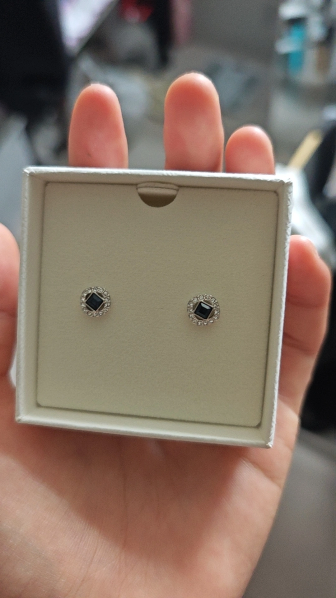 custom review-Swarovski Una Angelic Серьги-гвоздики Женские