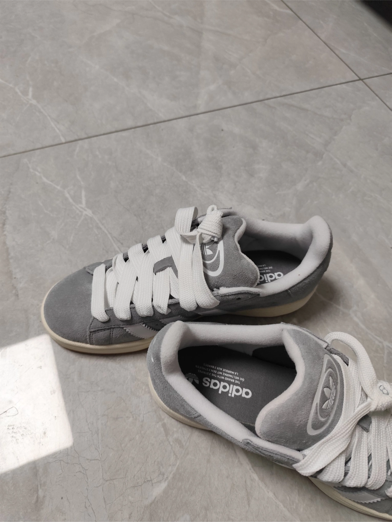 custom review-Adidas Originals CAMPUS 00s Износостойкий и Легкий Низкий Топ Скейтборд Кроссовки Унисекс Серый