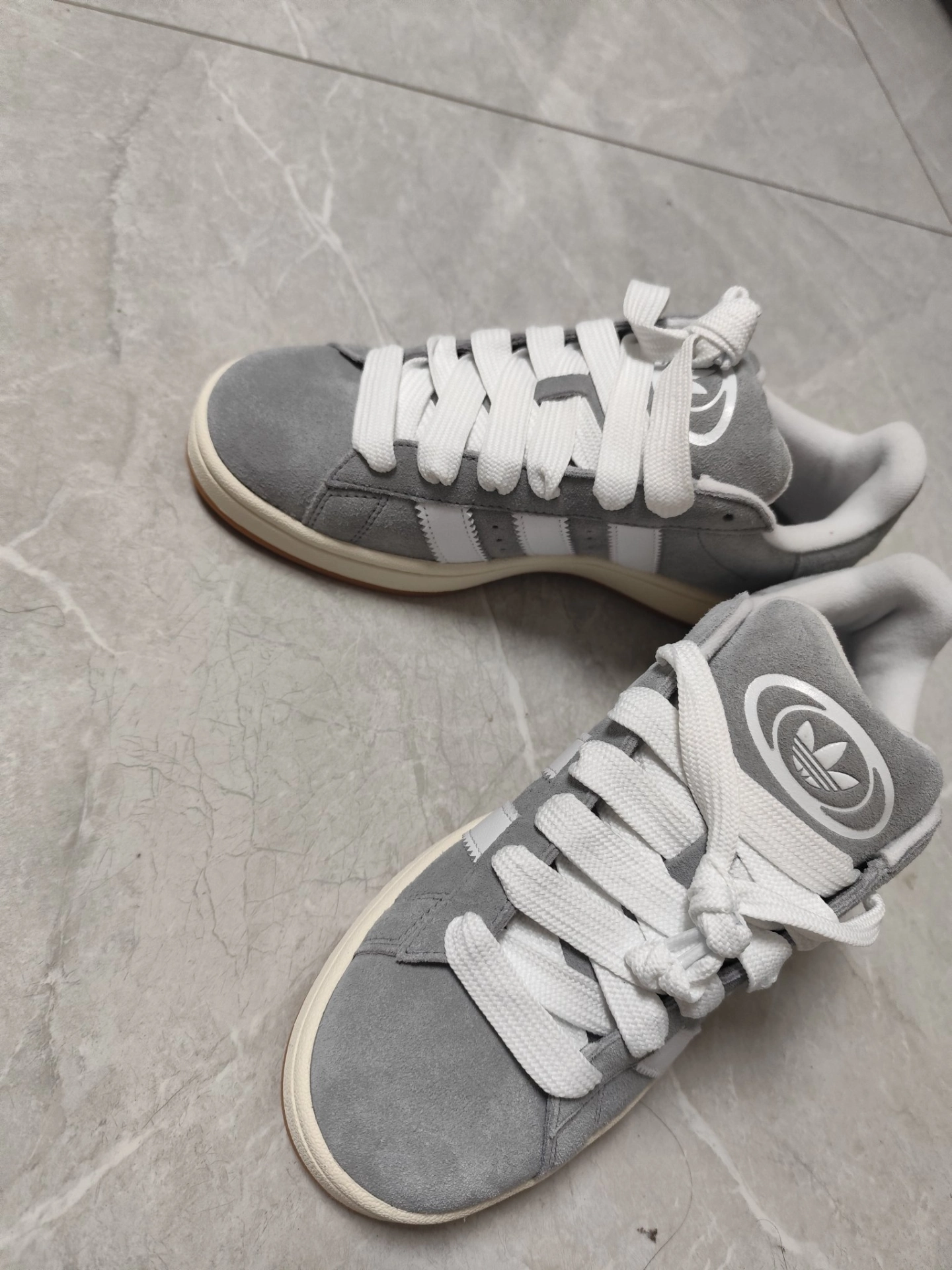 custom review-Adidas Originals CAMPUS 00s Износостойкий и Легкий Низкий Топ Скейтборд Кроссовки Унисекс Серый