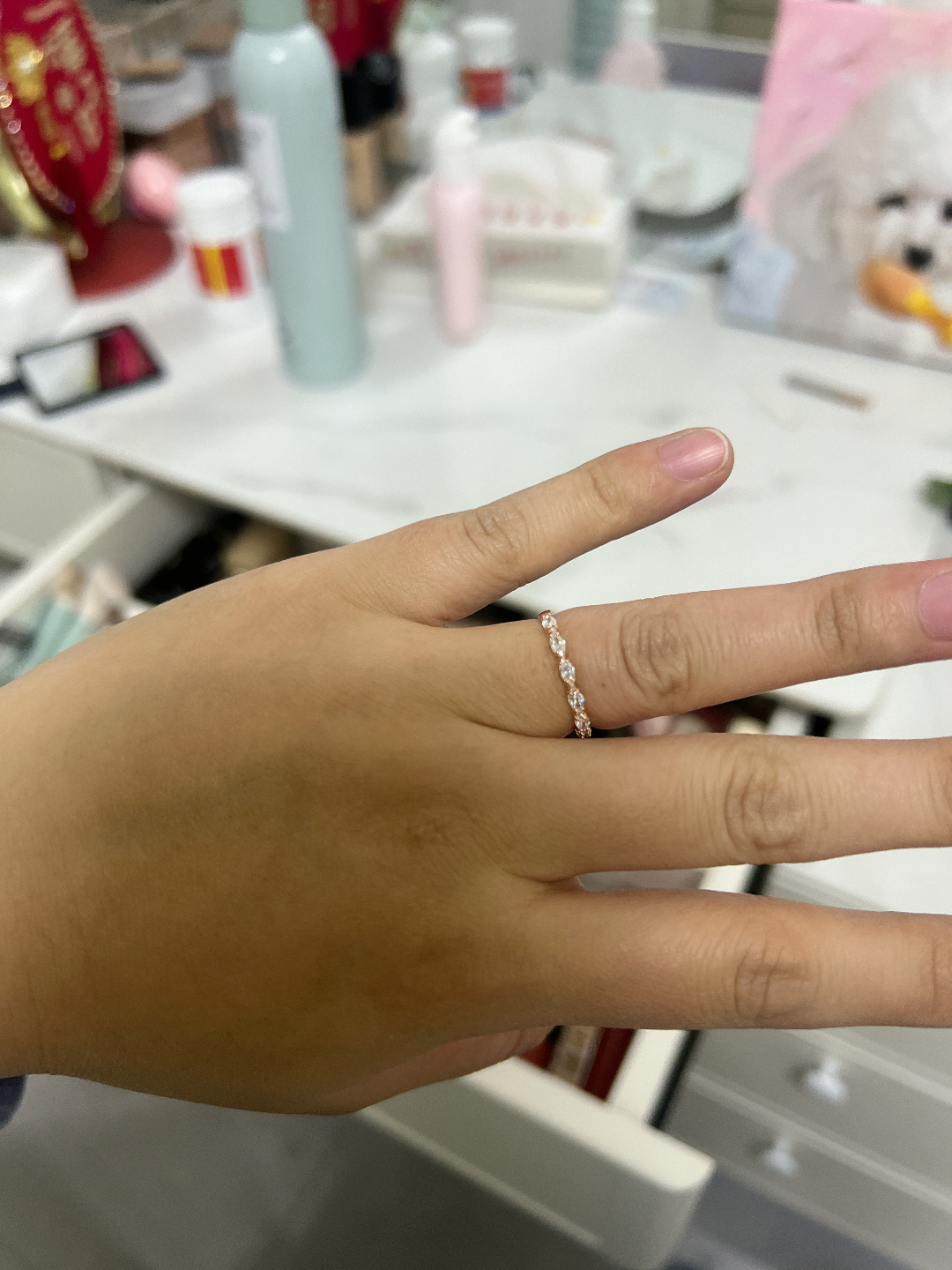 custom review-Swarovski Vittore Кольца из искусственного хрусталя Женские Розовое золото с покрытием