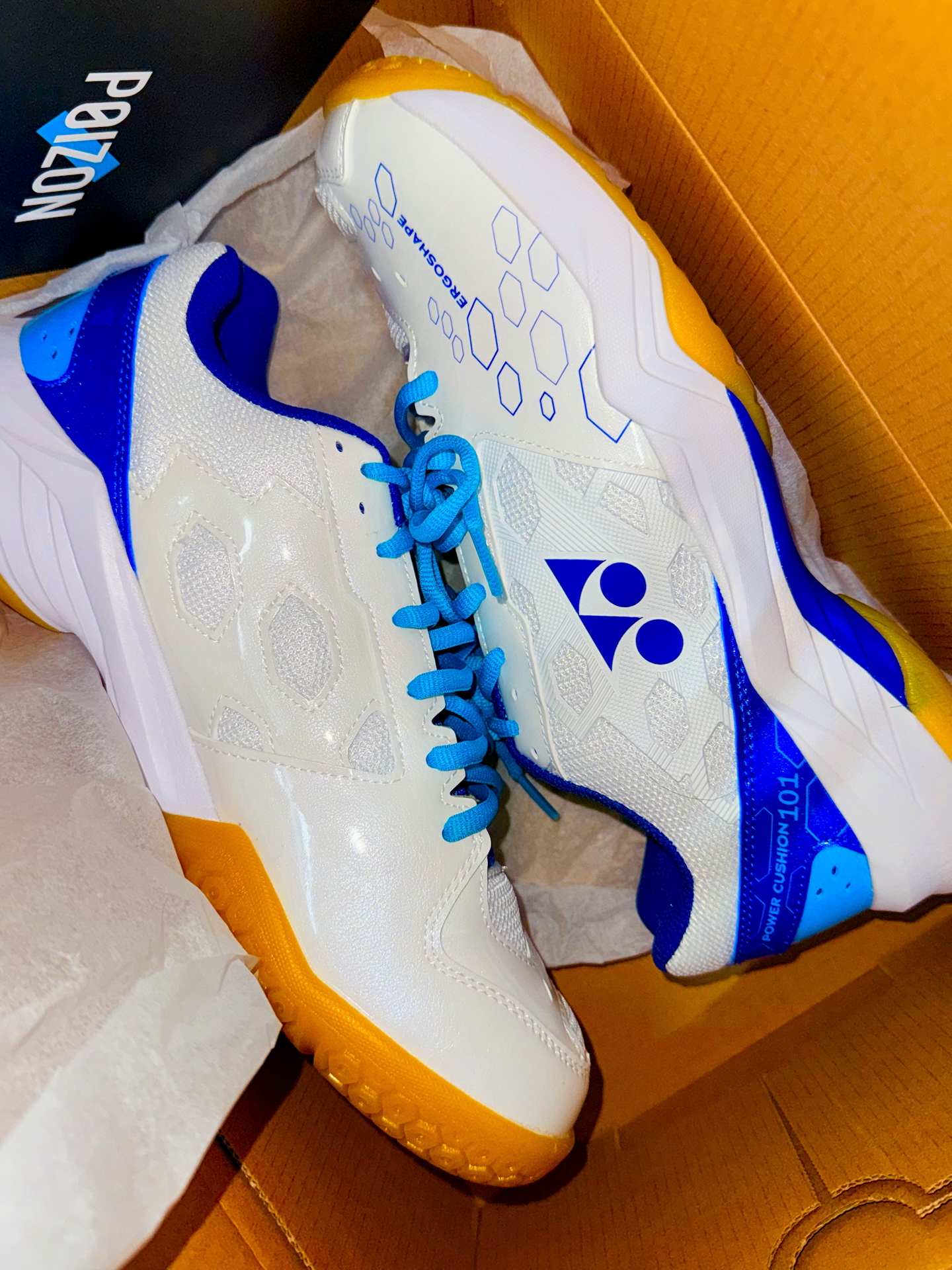 custom review-YONEX Амортизирующая стелька текстиль синтетическая кожа противо-завихрение низкий топ обувь для бадминтона унисекс