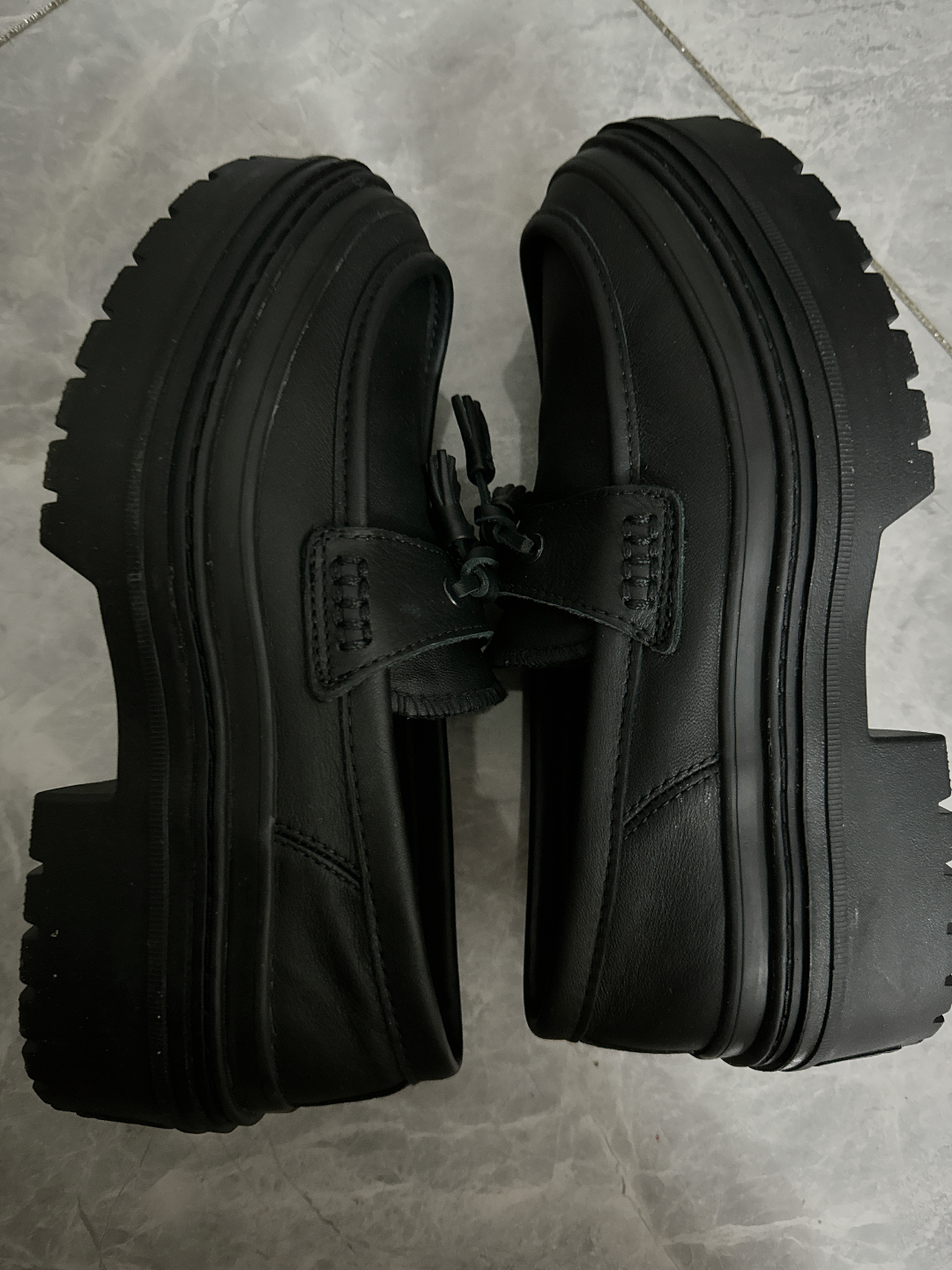 custom review-Конверс All Star Lugged Лоферы Женские Черные