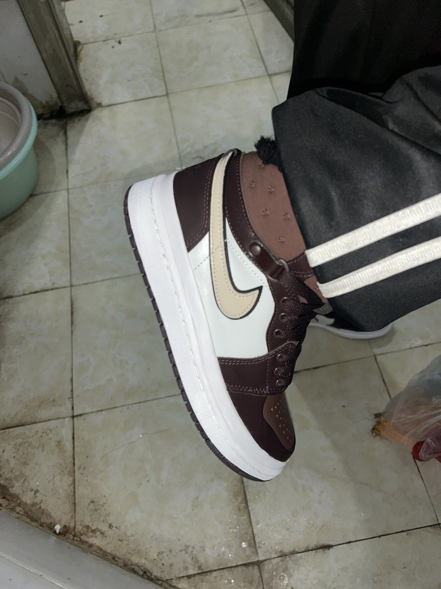 custom review-Jordan Air Jordan 1 Acclimate High Топ Винтажные баскетбольные кроссовки Женские Кофе