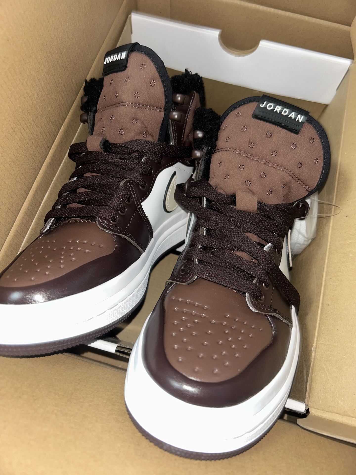 custom review-Jordan Air Jordan 1 Acclimate High Топ Винтажные баскетбольные кроссовки Женские Кофе