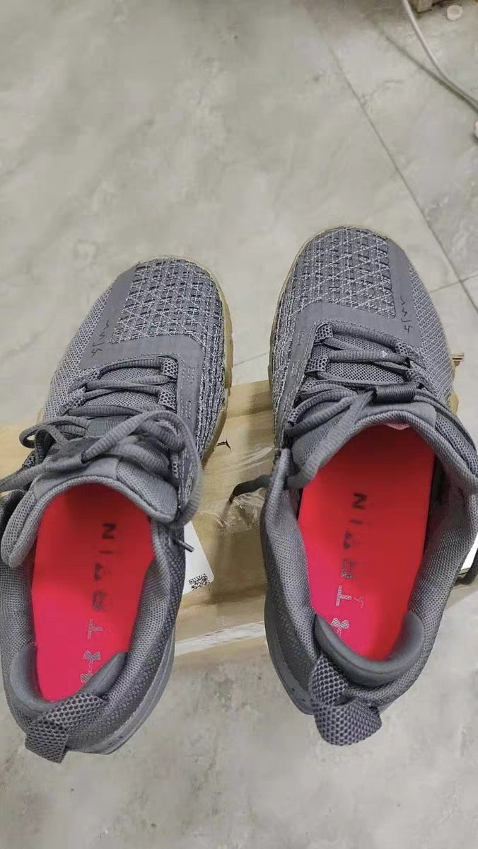 custom review-Under Armour Reign 6 Slip-Resistant Abrasion-Resistant Low-Top Training Shoes Men's Dark Gray Подпись Утеря устойчивость устойчивость к истиранию низкий топ тренировочные кроссовки мужской темно-серый