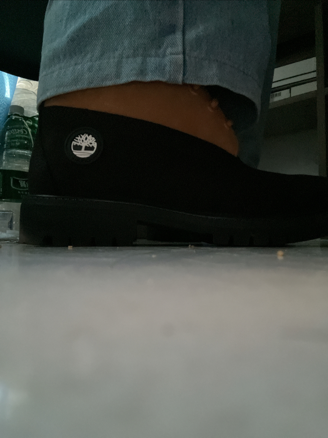 custom review-Timberland PREMIUM Короткий Martin Boot Мужской Черный Желтый