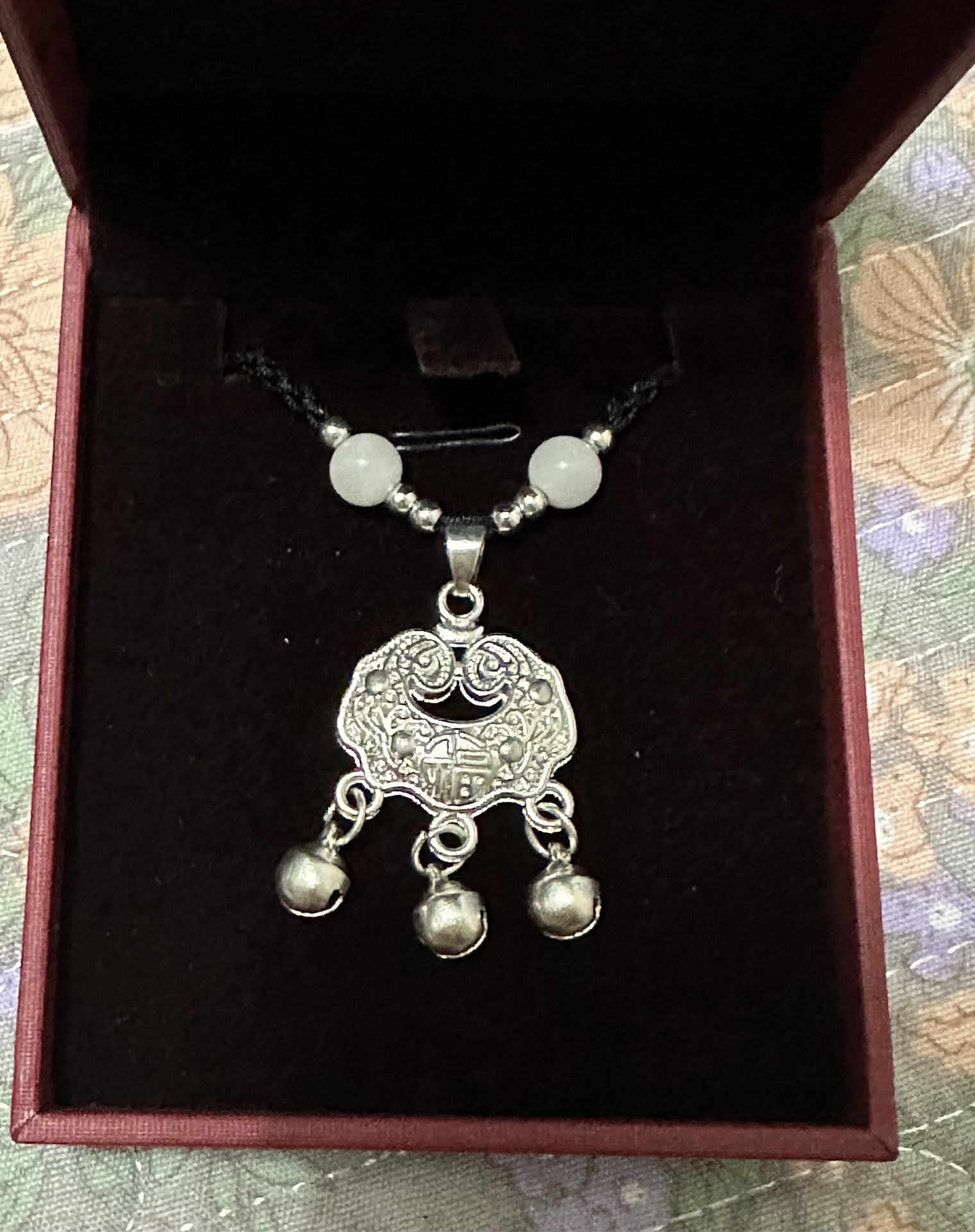 福字祥云铃铛平安锁