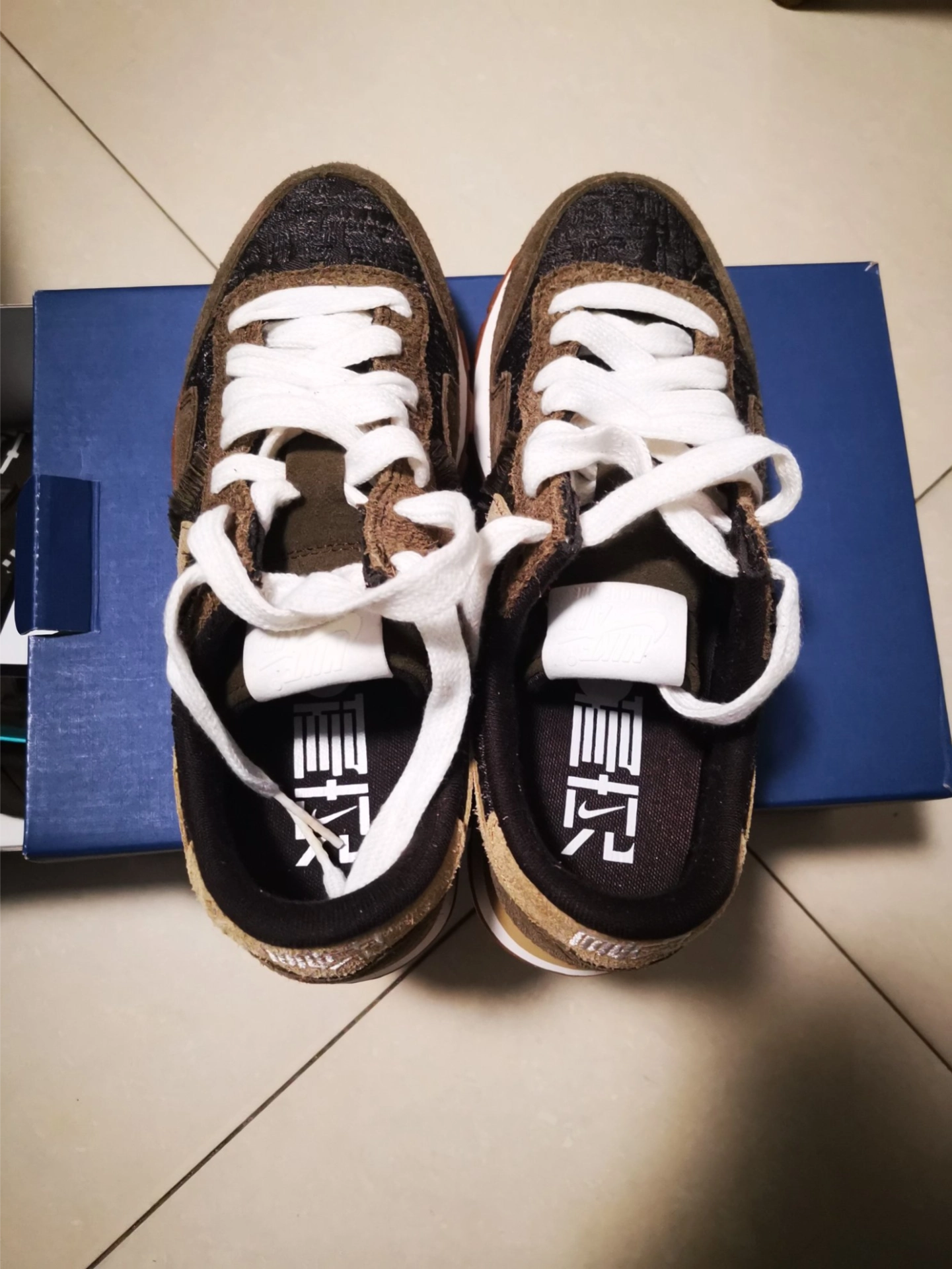 custom review-Nike Air Pegasus 83 Устойчивый к истиранию Низкий Топ Повседневные Беговые кроссовки Унисекс Зеленый