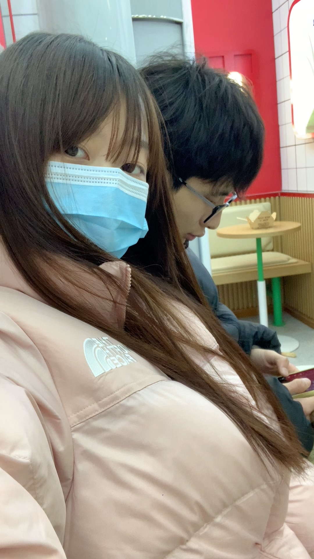 custom review-THE NORTH FACE Nupsi Пуховая куртка Зимняя Женская Розовая