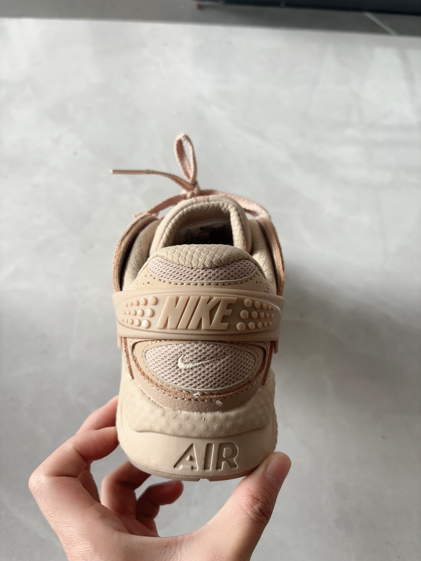 custom review-Nike Air Huarache Run Устойчивый к истиранию Низкий Топ Повседневные Беговые кроссовки Унисекс Коричневый