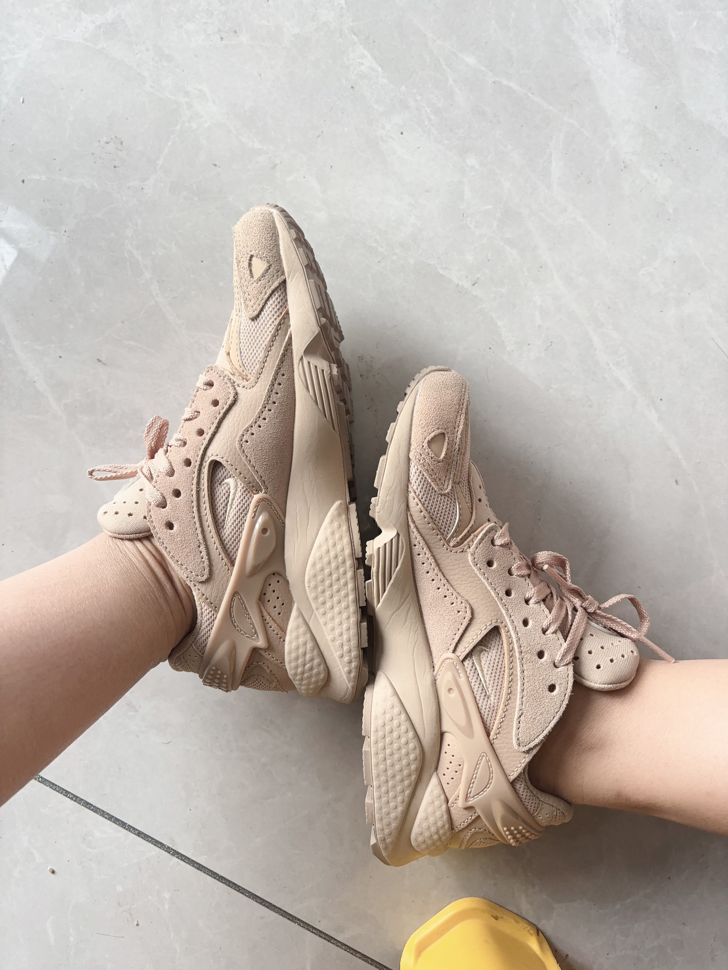 custom review-Nike Air Huarache Run Устойчивый к истиранию Низкий Топ Повседневные Беговые кроссовки Унисекс Коричневый