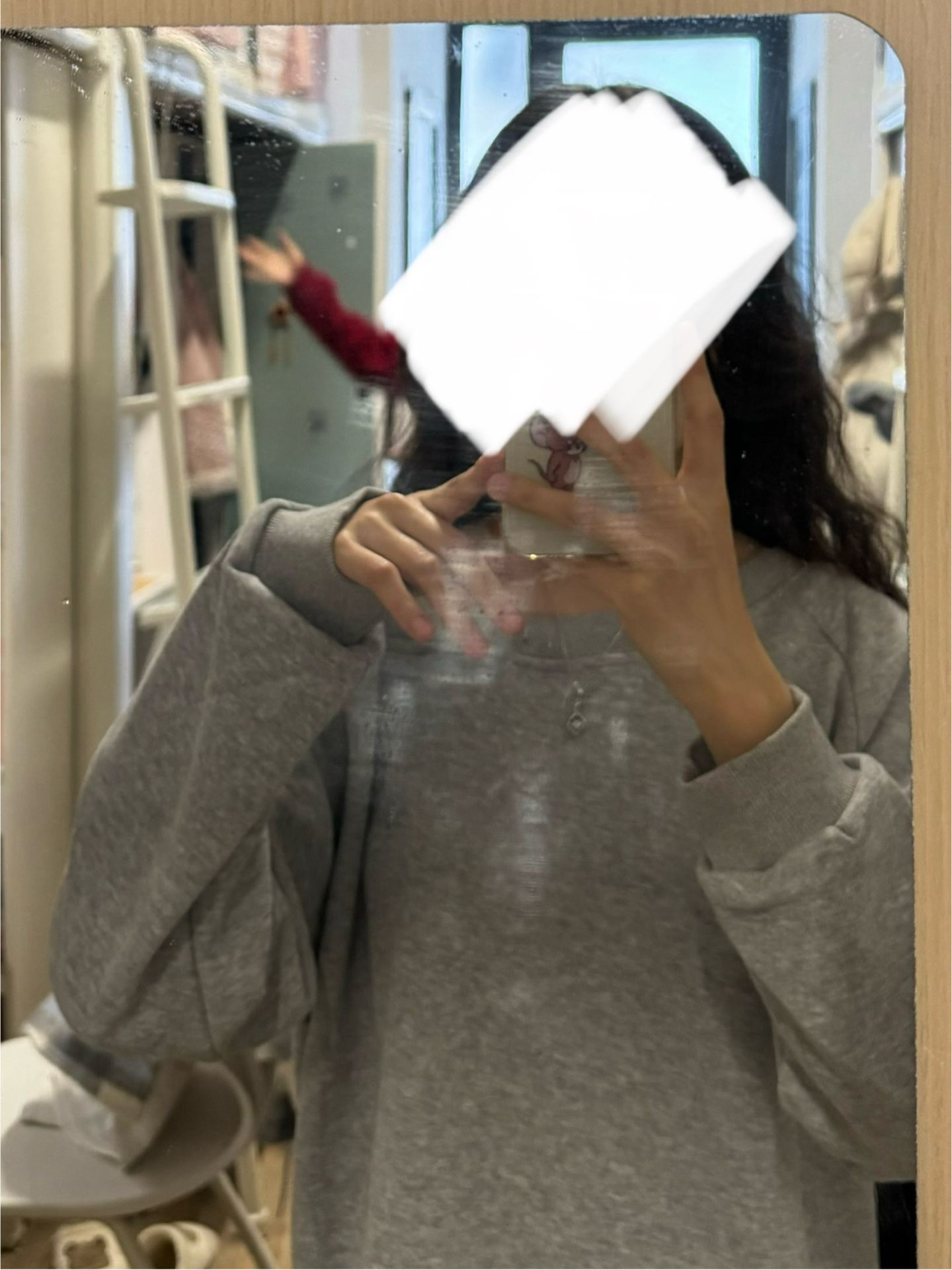 custom review-EVPGB Серый Женские Свитшоты