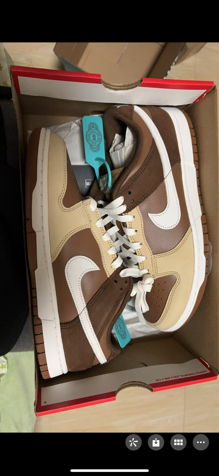 custom review-Nike Dunk Slip-on Устойчивый к истиранию Низкий Топ Скейтборд Кроссовки Унисекс Коричневый