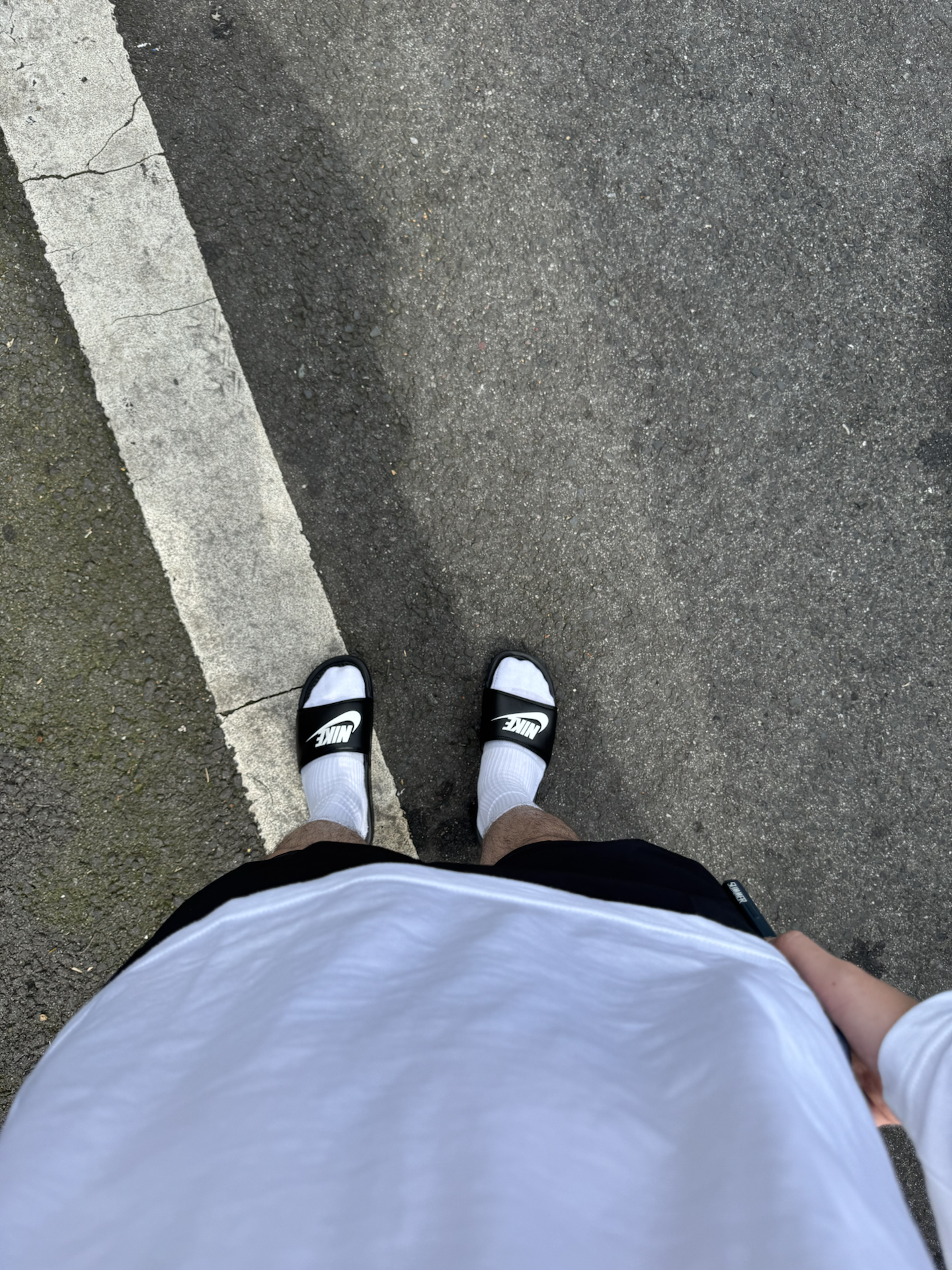 custom review-Nike Benassi JDI Кожаные шлепанцы с пэчворком Унисекс Черные