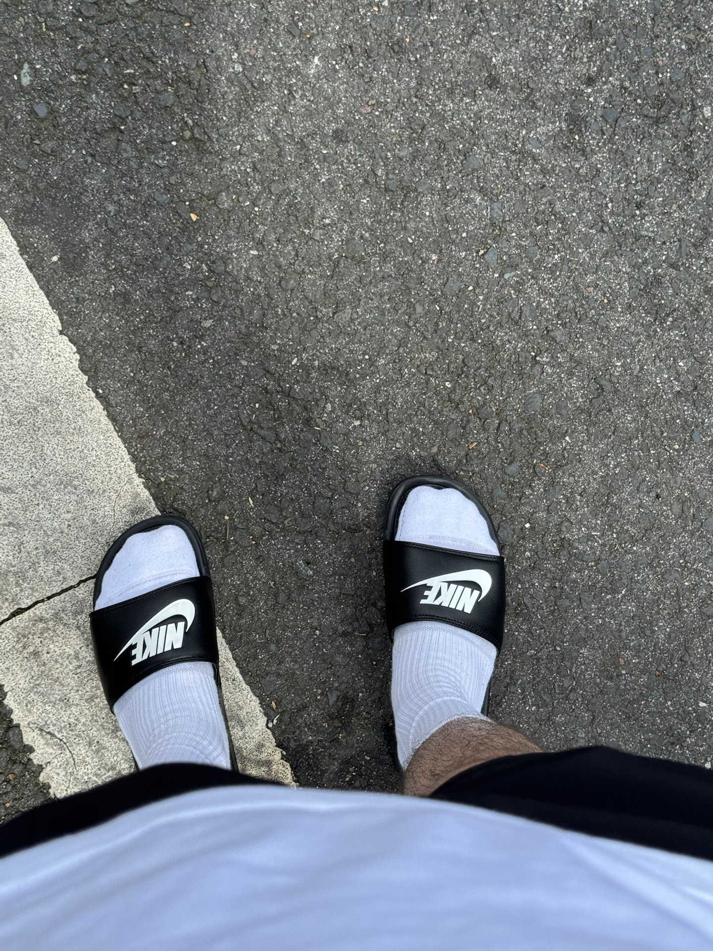 custom review-Nike Benassi JDI Кожаные шлепанцы с пэчворком Унисекс Черные