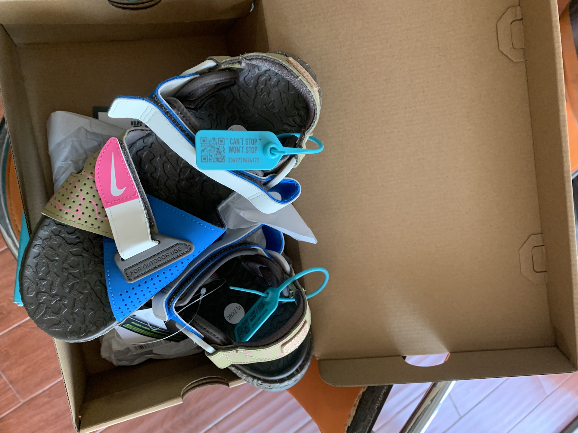 custom review-Nike ACG Deschutz Спортивные сандалии унисекс коричневый белый