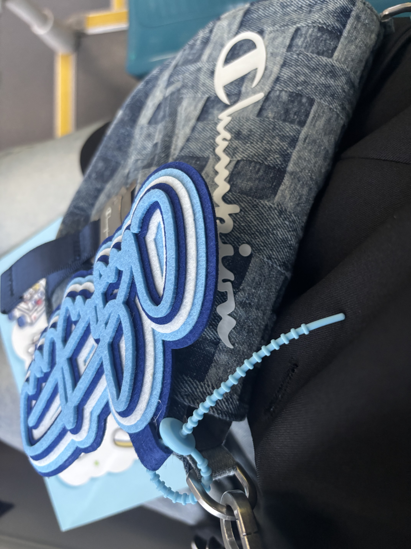 custom review-Champion Ткань Рюкзак Сумка через плечо Маленький Унисекс Многоцветный