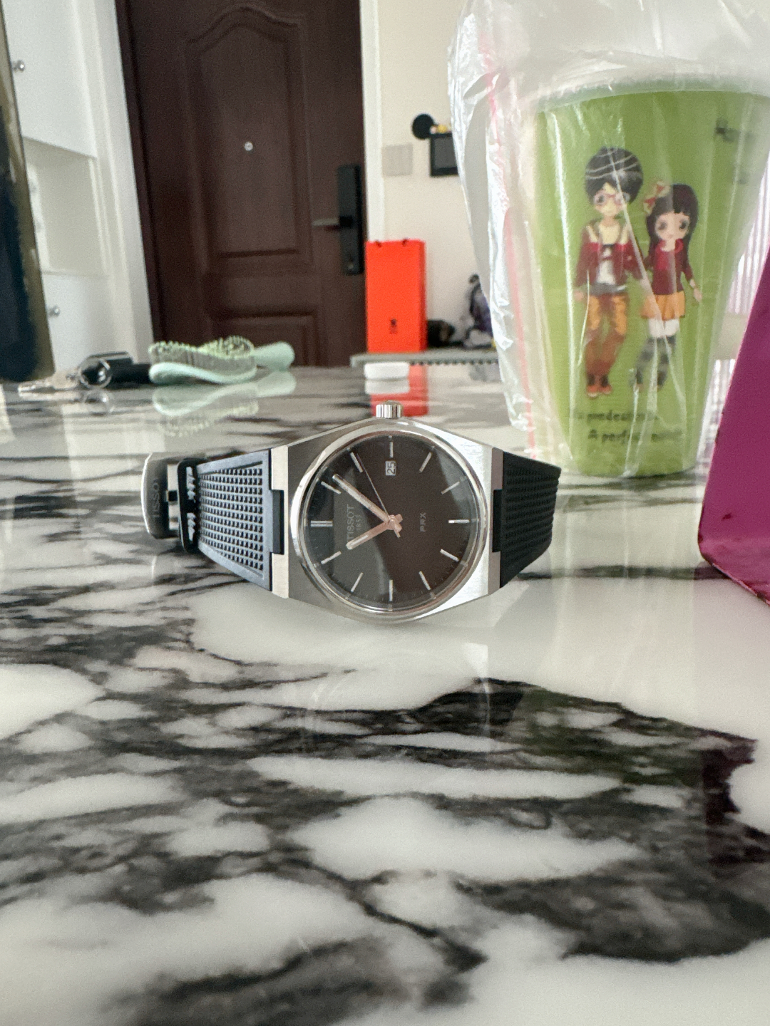 custom review-Tissot Classic Collection Кварцевый механизм 100 м Водонепроницаемые Мужские часы Часы 40 мм Черный циферблат