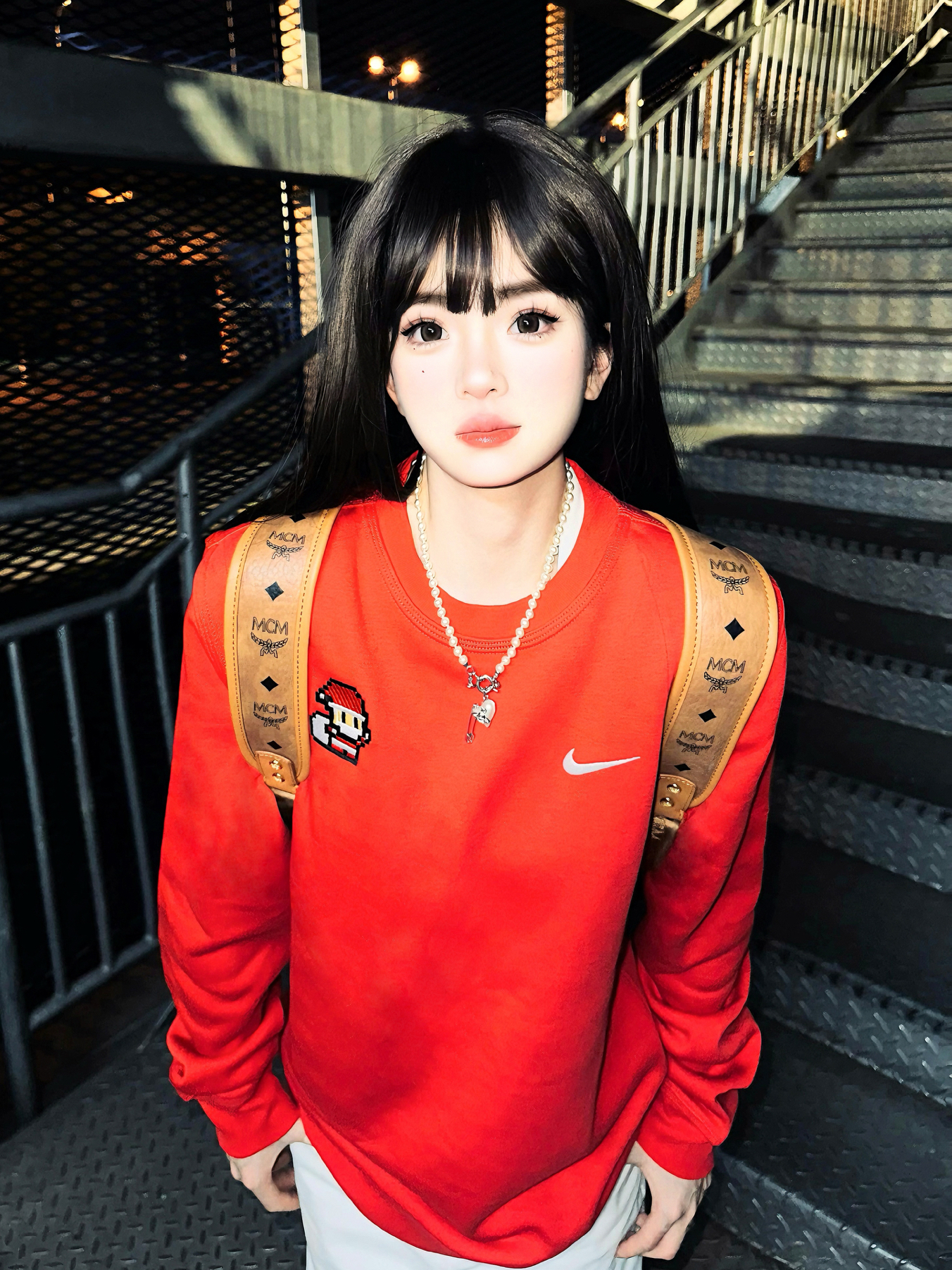 谁还没一件红色卫衣!