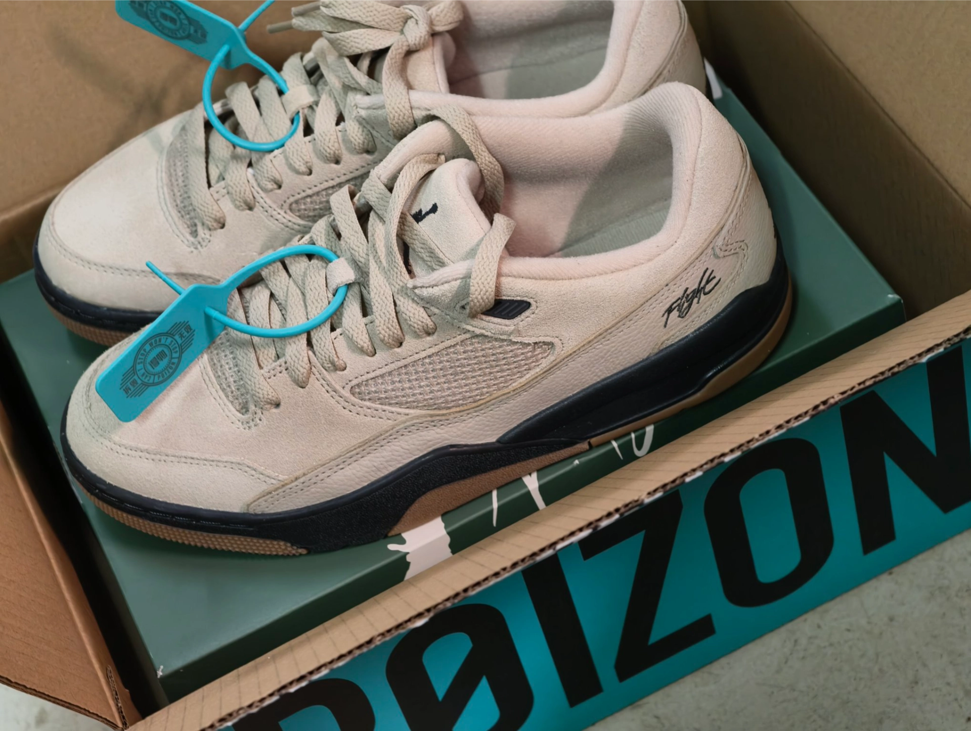 custom review-Jordan Flight Корт Нижняя юбка Устойчивая к истиранию Низкий Топ Винтажные баскетбольные кроссовки Унисекс Коричневый