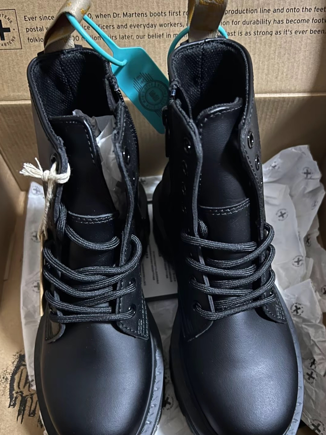 custom review-Dr.Martens Vegan Jadon II MONO Martin Boot Мужской Черный