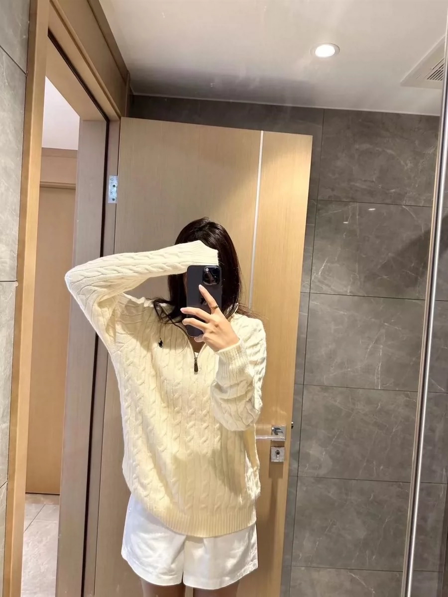custom review-Polo Ralph Lauren FW24 Свитер Женский Бежевый